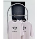 BALENCIAGA 520 Wireless Printed Crew Neck Short Sleeve - Grey
