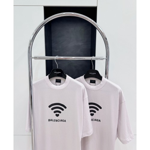 BALENCIAGA 520 Wireless Printed Crew Neck Short Sleeve - Grey
