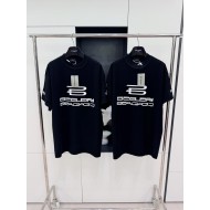 BALENCIAGA AI Logo Printed Short Sleeves - Black