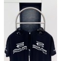 BALENCIAGA AI Logo Printed Short Sleeves - Black