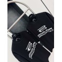 BALENCIAGA AI Logo Printed Short Sleeves - Black
