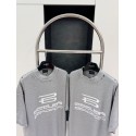 BALENCIAGA AI Logo Printed Short Sleeves - Grey