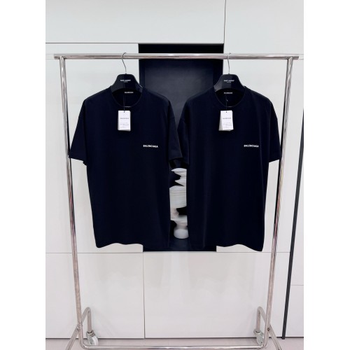 BALENCIAGA Back Print Short Sleeve - Black
