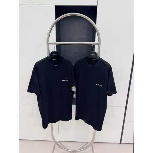BALENCIAGA Back Print Short Sleeve - Black