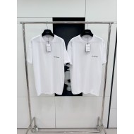 BALENCIAGA Back Print Short Sleeve - White