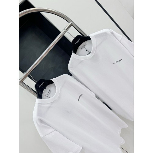 BALENCIAGA Back Print Short Sleeve - White
