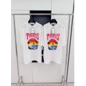 BALENCIAGA Beach Painting Crew Neck Short Sleeve