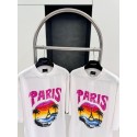 BALENCIAGA Beach Painting Crew Neck Short Sleeve