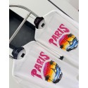 BALENCIAGA Beach Painting Crew Neck Short Sleeve