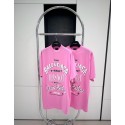BALENCIAGA Beanie Foam Printed Round Neck Short Sleeve - Pink
