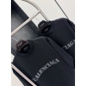 BALENCIAGA Blurred Lettering Printed Short Sleeve - Black