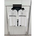BALENCIAGA Blurred Lettering Printed Short Sleeve - White