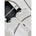 BALENCIAGA Blurred Lettering Printed Short Sleeve - White