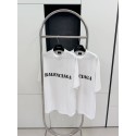 BALENCIAGA Blurred Lettering Printed Short Sleeve - White