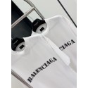 BALENCIAGA Blurred Lettering Printed Short Sleeve - White