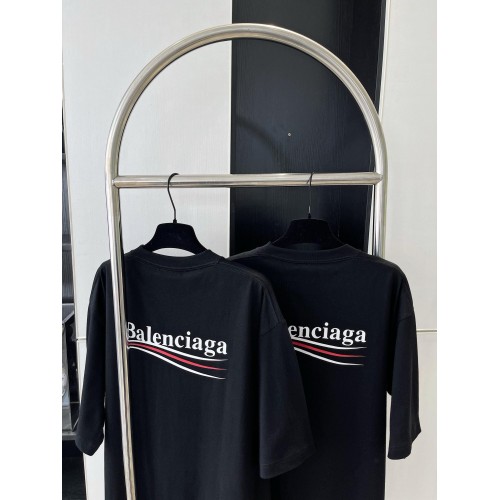 BALENCIAGA Cola Print Short Sleeves - Black BALENCIAGA Cola Print Short Sleeves - Black