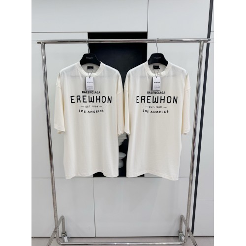 BALENCIAGA Collaboration Printed Short Sleeve - White