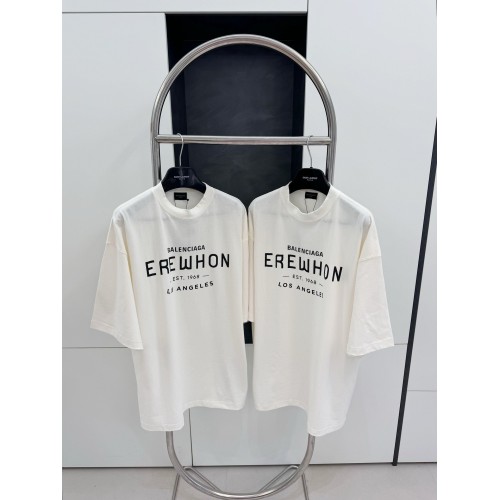 BALENCIAGA Collaboration Printed Short Sleeve - White