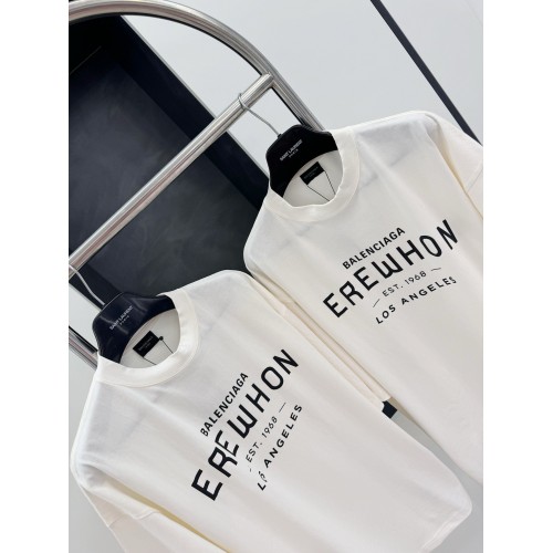 BALENCIAGA Collaboration Printed Short Sleeve - White