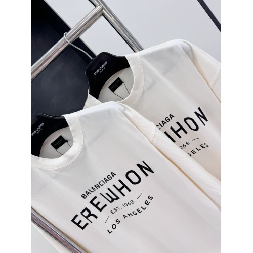 BALENCIAGA Collaboration Printed Short Sleeve - White