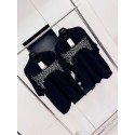 BALENCIAGA Flame Letters Print Short Sleeve - Black
