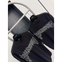 BALENCIAGA Flame Letters Print Short Sleeve - Black
