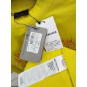 BALENCIAGA Flame Letters Print Short Sleeve - Yellow