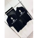 BALENCIAGA ID Silver Printed Crew Neck Short Sleeve - Black