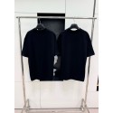 BALENCIAGA ID Silver Printed Crew Neck Short Sleeve - Black