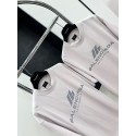 BALENCIAGA ID Silver Printed Round Neck Short Sleeve - White
