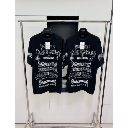 BALENCIAGA Limited Edition Graffiti Short Sleeve - Black