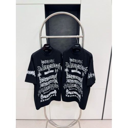 BALENCIAGA Limited Edition Graffiti Short Sleeve - Black