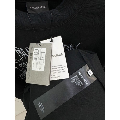 BALENCIAGA Limited Edition Graffiti Short Sleeve - Black