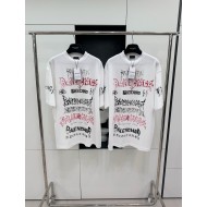 BALENCIAGA Limited Edition Graffiti Short Sleeve - White