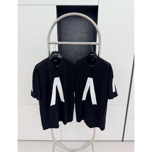 BALENCIAGA Music Series Printed Short Sleeve - Black
