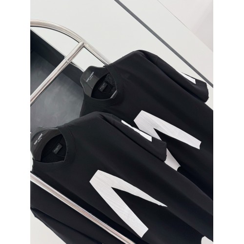 BALENCIAGA Music Series Printed Short Sleeve - Black