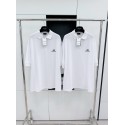 BALENCIAGA Paris Polo Embroidered Short Sleeve - White