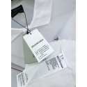 BALENCIAGA Paris Polo Embroidered Short Sleeve - White