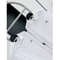 BALENCIAGA Paris Polo Embroidered Short Sleeve - White