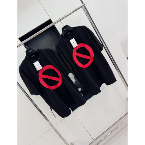 BALENCIAGA Printed Cracked Short Sleeves