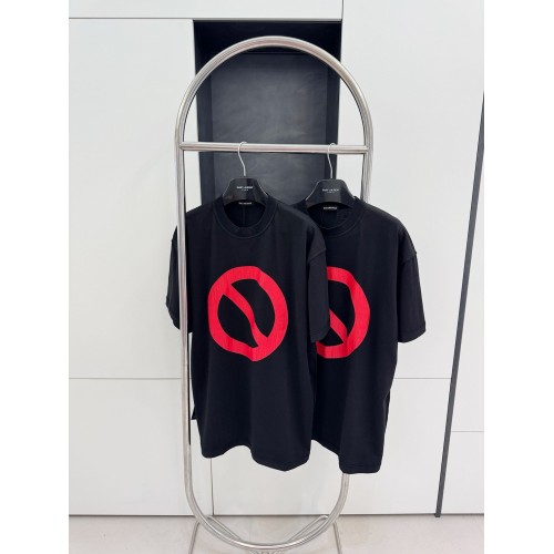 BALENCIAGA Printed Cracked Short Sleeves