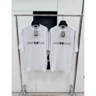 BALENCIAGA Reverse Embroidered Lettering Short Sleeve - Grey