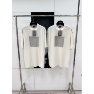 BALENCIAGA Reverse Wear Thick Rubber Print Short Sleeve - White