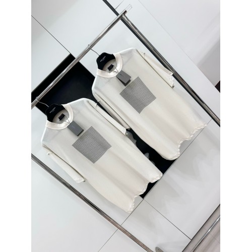 BALENCIAGA Reverse Wear Thick Rubber Print Short Sleeve - White