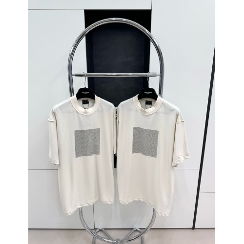 BALENCIAGA Reverse Wear Thick Rubber Print Short Sleeve - White