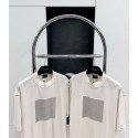 BALENCIAGA Reverse Wear Thick Rubber Print Short Sleeve - White