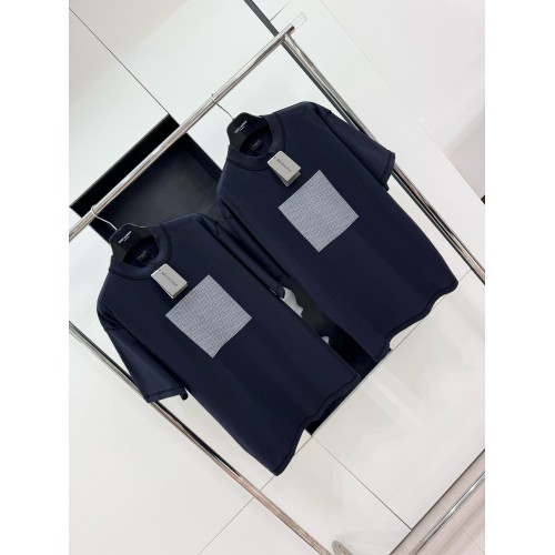 BALENCIAGA Reverse Wear Thick Rubber Print Short Sleeve