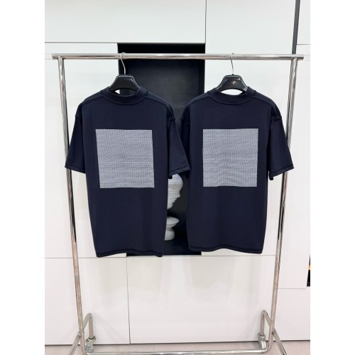 BALENCIAGA Reverse Wear Thick Rubber Print Short Sleeve