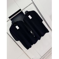 BALENCIAGA Rhinestone Back Short Sleeve - Black