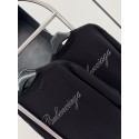 BALENCIAGA Rhinestone Back Short Sleeve - Black